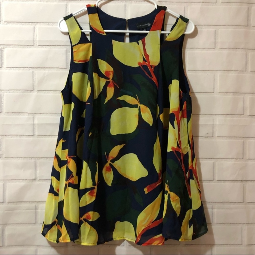 🛑 Ryan Wythe Dia & Co Lemons Tank Blouse 1X